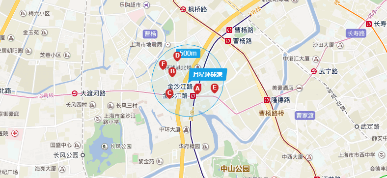 上海环球港室内地图图片
